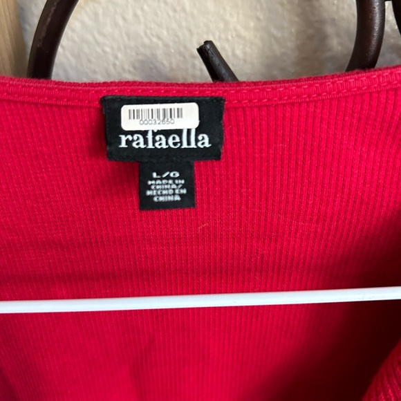 Red Ruffle Cardigan - Picture 2 of 2